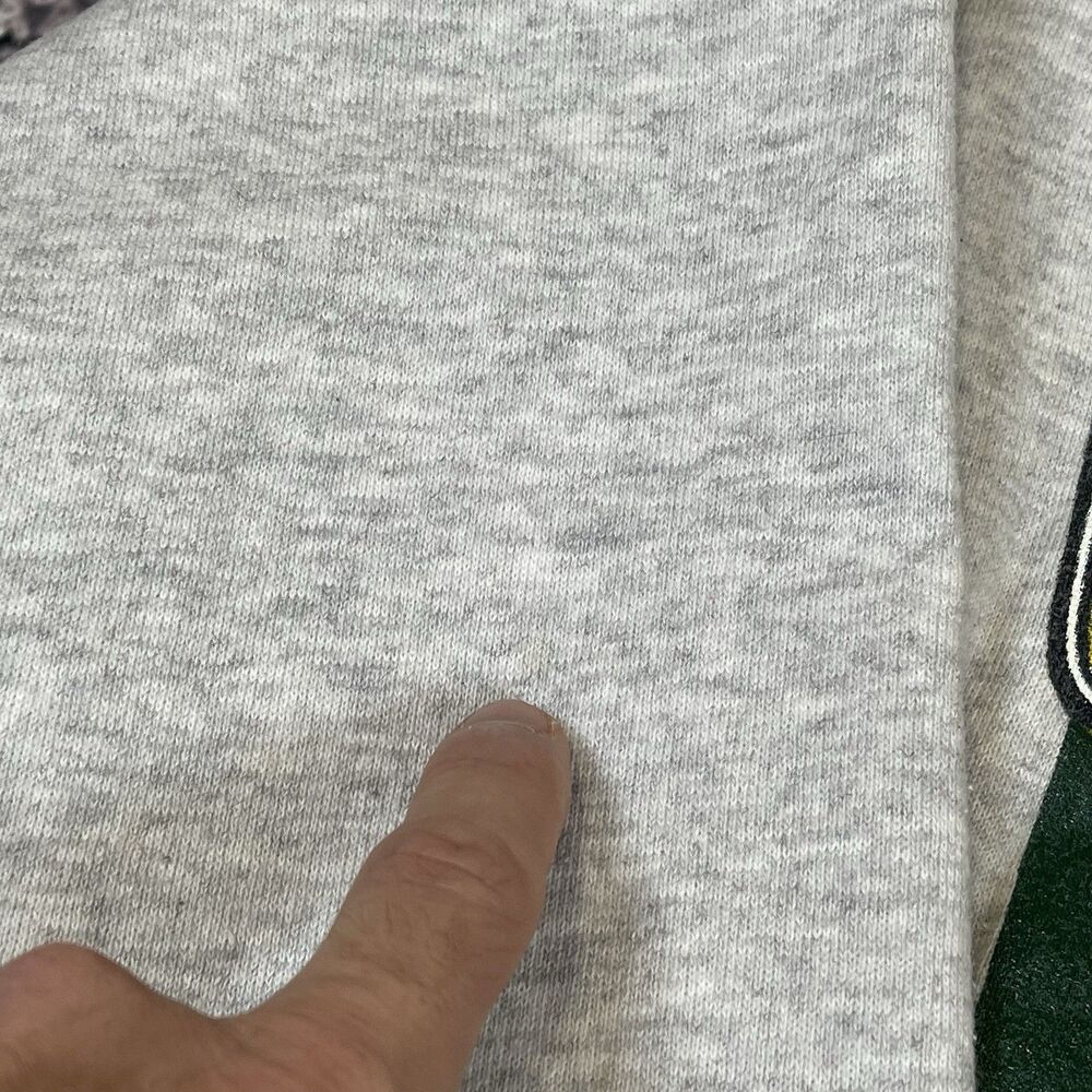 Vintage 1995 Green Bay Packers Crewneck Sweatshirt NFC Champions Gray Size XL - Picture 3 of 14